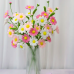 Fuzzy Pipe Cleaner Chenille Stems DIY Craft Supplies For Daisy Flower Branch Green Leaves Handmade Flower Making Kit