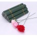 25 PCS * Green Floral Wire Stems for Artificial Flower Making,Flexible Paddle Wires for Crafts Christmas Wreaths Tree,Garland and Floral Arrangements,Florist Wire,Flower Wires for Crafts