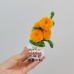 17 PCS * Pipe Cleaner Chenille Stems Handmade 5 Persimmons Potted Plant Making Kit DIY Art Flower Bouquet Craft Set