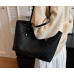New Black Fashion Casual Lingge Embroidered Scarf One Shoulder Small Square Bag Shoulder Strap Letter Printing Cross Body Women's Bag