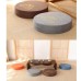 40X6cm Yoga Meditate Cushion Linen Meditate Backrest Pillow Japanese Tatami Mat Removable and Washable Round Yoga Mat 40X10cm