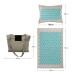 74*44cm Nature Linen Coconut Palm Massage Yoga Mat with Bag Lotus Spike Acupressure Mat Cushion Massage Accupuncture Pad