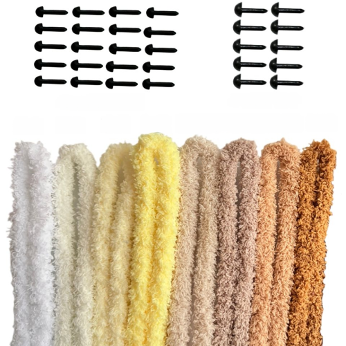38 PCS Pipe Cleaner Craft Kit DIY Animal Puppy Kit Creative Gifts, Christmas Stocking Stuffers & Classroom Prizes, Gifts for age 8+ Beginner