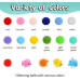 900 PCS Pom Poms, Multicolor Bulk Pom Poms Arts and Crafts, Soft and Fluffy Craft Pom Poms, Assorted Sizes Pompoms, for Arts and Craft Making Decorations
