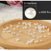 6000 Pcs 4mm Pearl Beads with Hole, Round Shapes Pearls for Crafting, Loose Pearl Beads for Jewelry Making, Pearls for Jewelry Making, Decoration, DIY Crafts, Stuffing