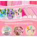 Pink Pipe Cleaners,500pcs in 5 Colors, Chenille Stems for Art and Craft Projects,Flower DIY Decorations